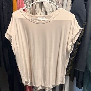 Karev Women's Beige Short Sleeve Top